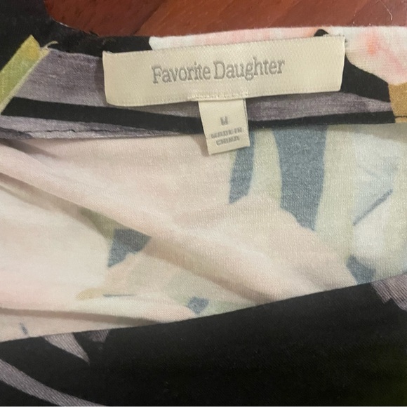 Favorite Daughter The Bad Decisions Tropical Ruched Midi Bodycon Dress Medium - Picture 6 of 6